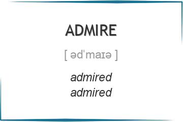 admire 3 формы глагола