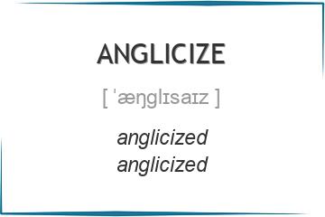 anglicize 3 формы глагола