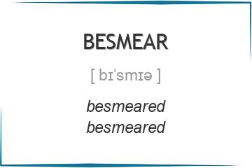 besmear 3 формы глагола