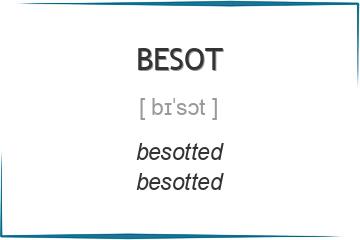 besot 3 формы глагола