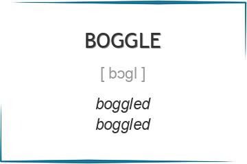 boggle 3 формы глагола