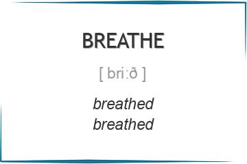 breathe 3 формы глагола