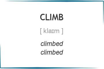 climb 3 формы глагола