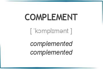 complement 3 формы глагола