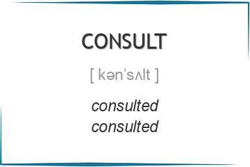 consult 3 формы глагола