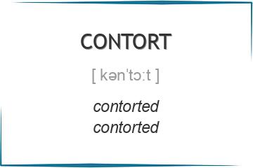 contort 3 формы глагола