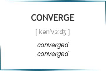 converge 3 формы глагола