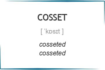 cosset 3 формы глагола