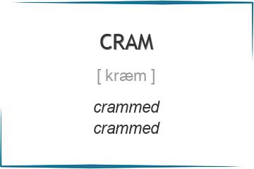 cram 3 формы глагола