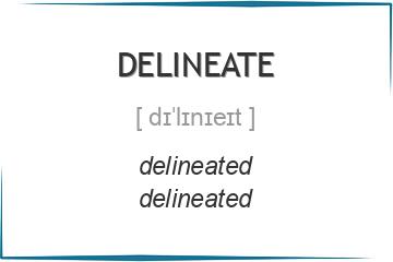 delineate 3 формы глагола