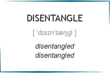 disentangle 3 формы глагола