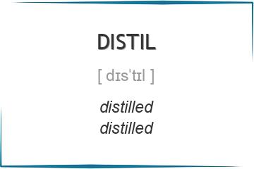 distil 3 формы глагола