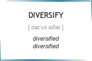 diversify 3 формы глагола