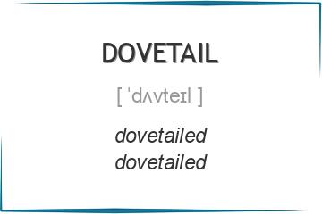 dovetail 3 формы глагола