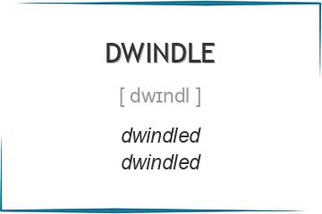 dwindle 3 формы глагола