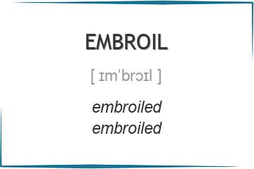 embroil 3 формы глагола