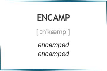 encamp 3 формы глагола