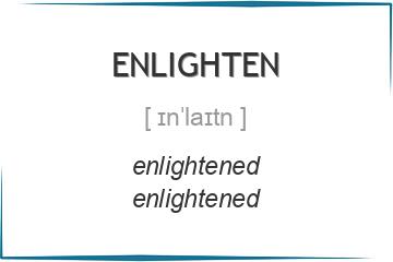 enlighten 3 формы глагола