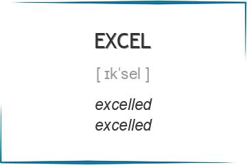 excel 3 формы глагола