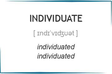 individuate 3 формы глагола