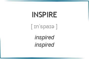 inspire 3 формы глагола