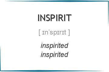 inspirit 3 формы глагола