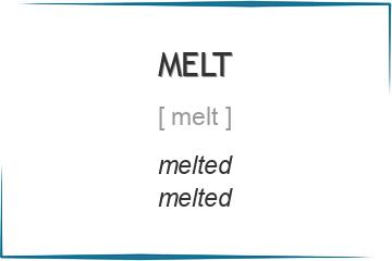 melt 3 формы глагола
