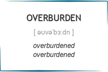 overburden 3 формы глагола