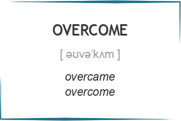 overcome 3 формы глагола