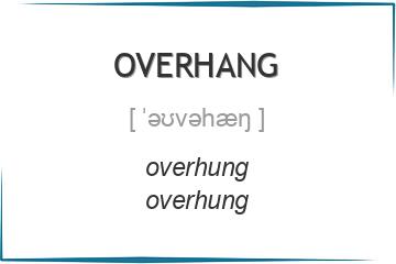 overhang 3 формы глагола