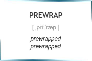 prewrap 3 формы глагола