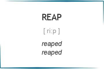 reap 3 формы глагола