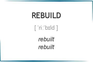 rebuild 3 формы глагола