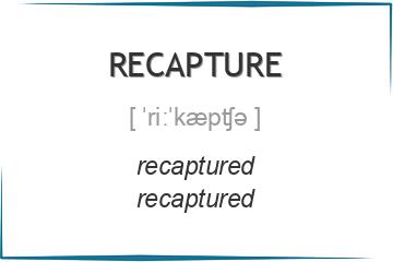 recapture 3 формы глагола