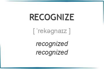 recognize 3 формы глагола