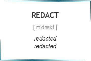 redact 3 формы глагола