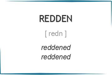 redden 3 формы глагола