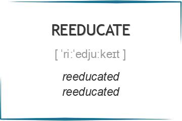 reeducate 3 формы глагола