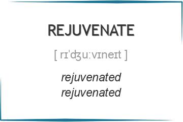 rejuvenate 3 формы глагола