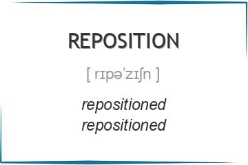 reposition 3 формы глагола