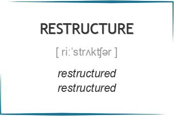 restructure 3 формы глагола