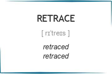 retrace 3 формы глагола