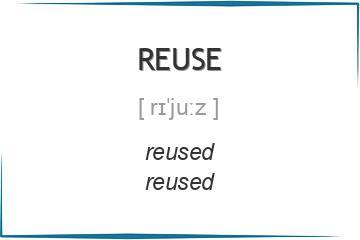 reuse 3 формы глагола