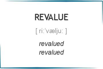 revalue 3 формы глагола