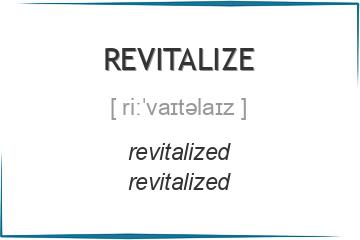 revitalize 3 формы глагола