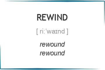 rewind 3 формы глагола