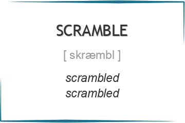 scramble 3 формы глагола