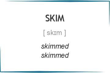 skim 3 формы глагола