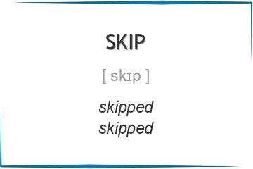 skip 3 формы глагола