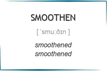 smoothen 3 формы глагола